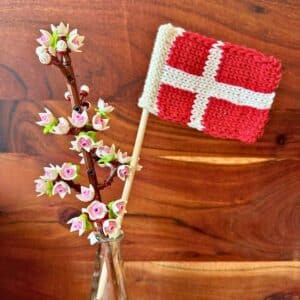 strikket flag fejringsflag